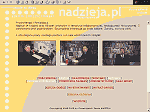 Druga wersja witryny, strona pastora, dół.